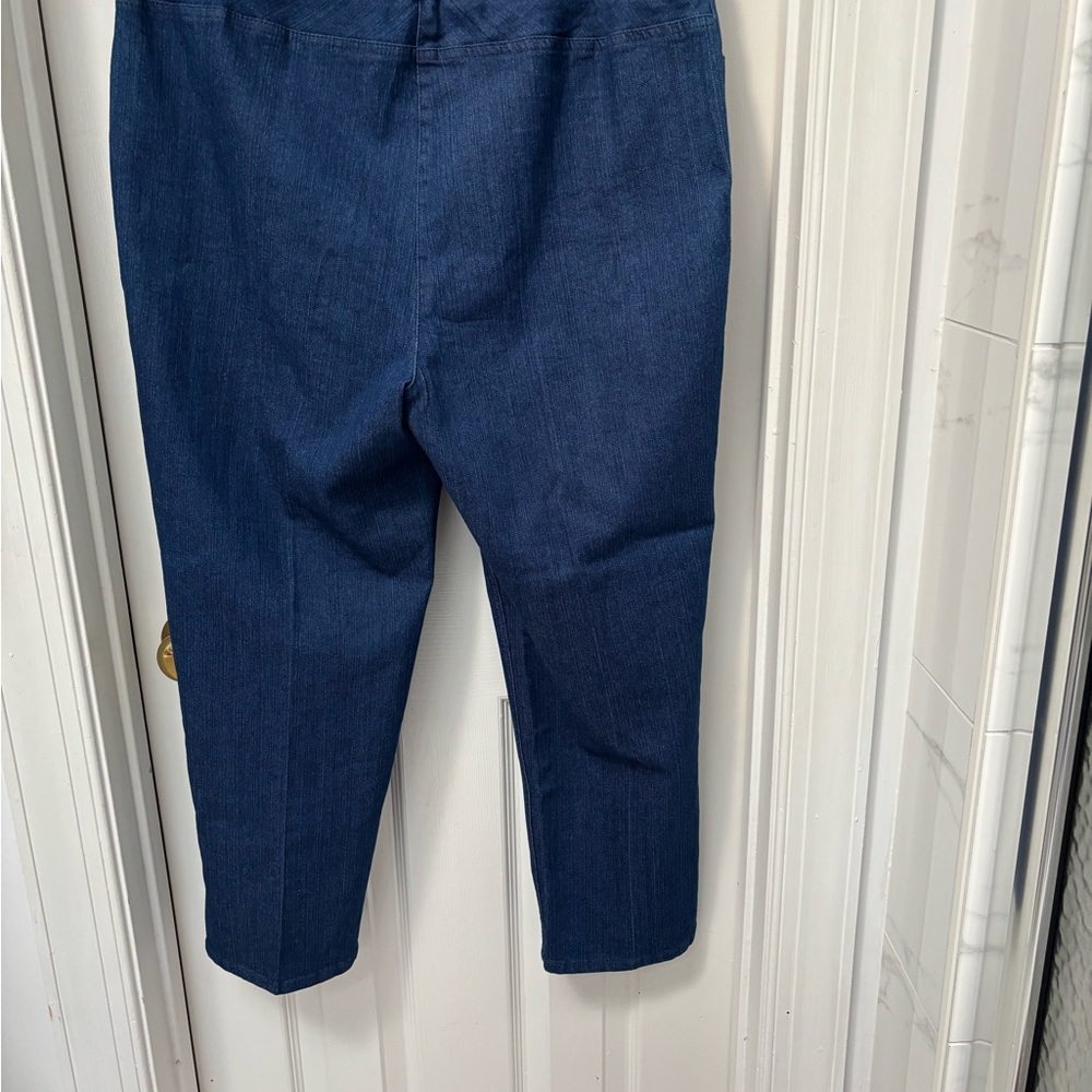 Soft Surroundings XL denim ankle jeans - Picture 7 of 13